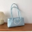 Xiuya Elegant Blue Handbags for Women Casual Fashion Leather Designer Luxury Shoulder Bag Advanced Female Korean Popular Bag Sac