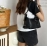 Y2K Style Shoulder Bag for Women Trendy Motorcycle Handbag Minimalist Shoulder Purse for Girls Street Wear Luxury Designer