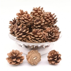10pcs Artificial Flowers Pineapple Grass Artificial Pine Nuts Cones for Wedding Christmas Tree Wreath DIY Scrapbooking Decor