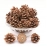 10pcs Artificial Flowers Pineapple Grass Artificial Pine Nuts Cones for Wedding Christmas Tree Wreath DIY Scrapbooking Decor