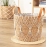 Rattan Storage Basket Living Room Flower Pot Home Decor Durable Net Pocket Pot Outdoor Lawn Decoration