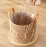 Rattan Storage Basket Living Room Flower Pot Home Decor Durable Net Pocket Pot Outdoor Lawn Decoration