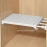 White Expandable Divider Punch-free Retractable Layers Board for Wardrobe Storage Kitchen and Bathroom Shelf Dormitory Dividers