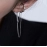 Goth Gold Silver Color Letter C Earcuff Tassel Chain Ear Cuff Fake Piercing Faux Earrings for Women Korean Fashion Clips Jewelry