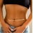 Simple 3pcs/set Crystal Chain Belly Waist Chain for Women Punk Gold Color Flat Snake Chain Bikini Body Jewelry Y2K