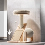 Cat Tree Small Toys Sisal Cat Tower Cat Supplies Pet Litter Space Saving Pet Furniture