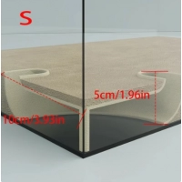 Underground corner tunnel for aquarium cave/ fish tank For Aquatic Pets To Breed Play AndRest Fish Tank Ornaments
