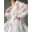 French Vinatge Evening Party Long Dresses for Women Floral A-line Princess Dress Lantern Sleeve Spring Summer Prom Robe Vestidos